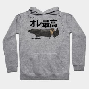 Cool bat, I am the best in Japanese オレ最高 Hoodie